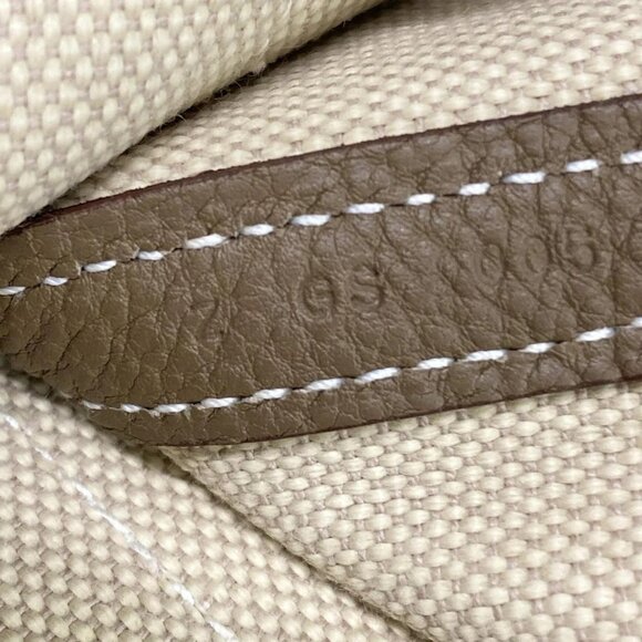 Auth HERMES Garden File PM - Beige Etoupe Toile Military Negonda Z Tote Bag - Picture 15 of 16